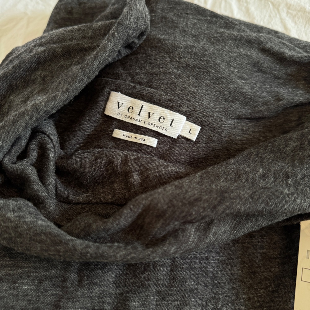 NWT: Velvet: Gray Maxi Skirt/convertible dress